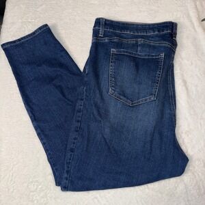 Truth Theory Women's 22W Blue Wash Denim Straight Leg Jeans